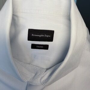 Ermenegildo Zegna Classic White Dress Shirt